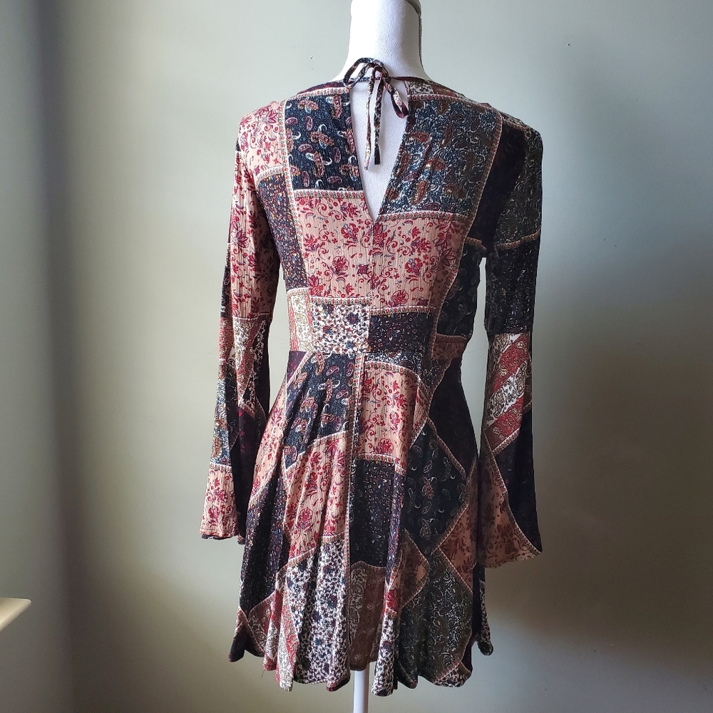 American Eagle Outfitters Patchwork Boho Bell Sle… - image 7